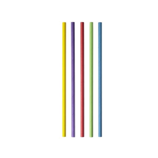 Slamice papirnate d=6 mm l=210 mm MIX 500 kos/pak