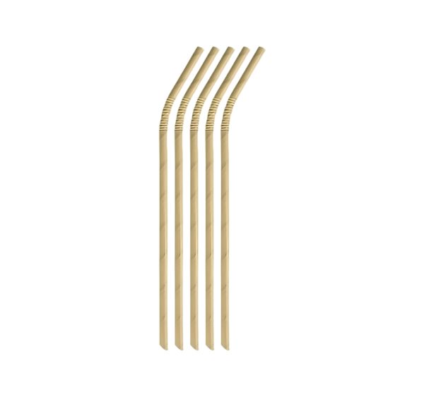 Slamice papirnate PREPOGLJIVE d=6 mm l=240 mm kraft posamično 250 kos/pak [10 kos/pak]