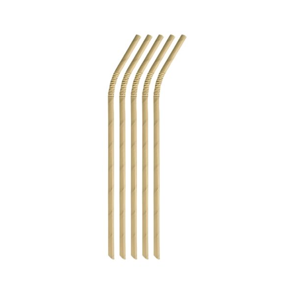 Slamice papirnate PREPOGLJIVE d=6 mm l=240 mm kraft posamično 250 kos/pak [10 kos/pak]