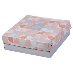 Škatla s pokrovom za sladice 30x30x10 cm SWEET&FRESH [7 kos/pak]