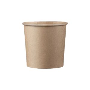 Papirnata posoda 350 ml d=90 mm h=85 mm kraft 50 kos