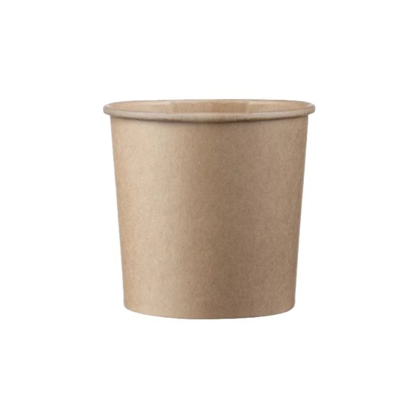 Papirnata posoda 350 ml d=90 mm h=85 mm kraft 50 kos