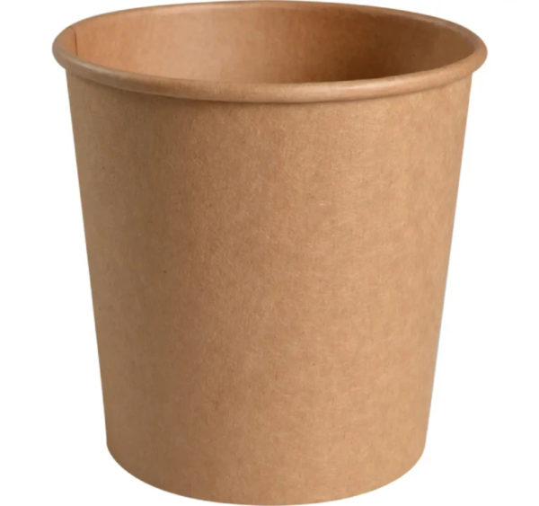 Posoda papirnata 750 ml d=115 mm h=113 mm, kraft, brez pokrova 50 kos