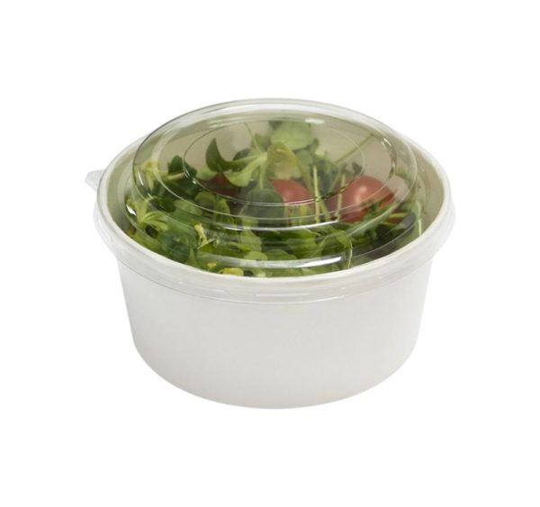 Pokrov PET za papirnato posodo 750 ml d=146 mm [50 kos/pak]