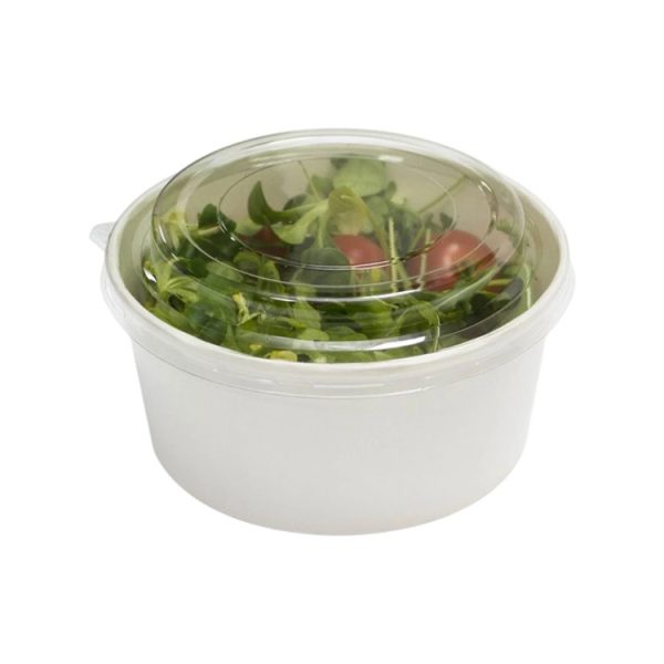 Pokrov PET za papirnato posodo 750 ml d=146 mm [50 kos/pak]