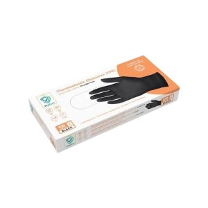 Rokavice TPE brez pudra 100 kos/pak črne L