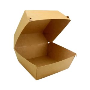 Burger embalaža 140х140х105 mm kraft 50 kos
