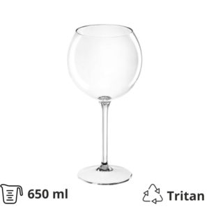 Kozarci trdi pralni za koktajl 650 ml 6 kos