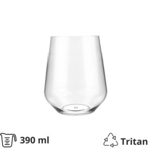 Kozarci trdi pralni 390 ml 6 kos