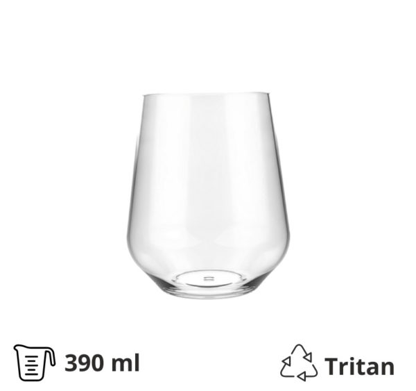 Kozarci trdi pralni 390 ml 6 kos