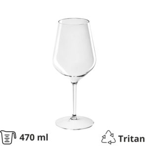 Kozarci trdi pralni za vino 470 ml 6 kos