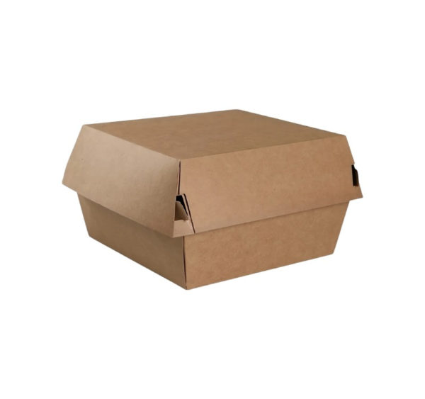 Burger embalaža 130х130х100 mm kraft 100 kos