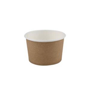 Lončki za sladoled 120 ml kraft 50 kos