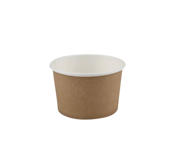 Lončki za sladoled 120 ml kraft 50 kos