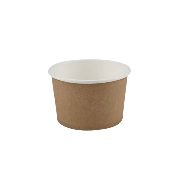 Lončki za sladoled 120 ml kraft 50 kos