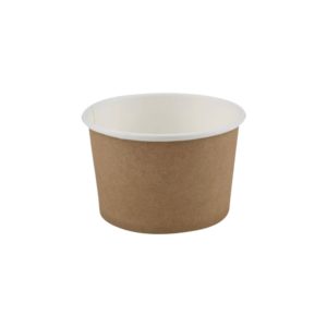 Lončki za sladoled 140 ml kraft 50 kos