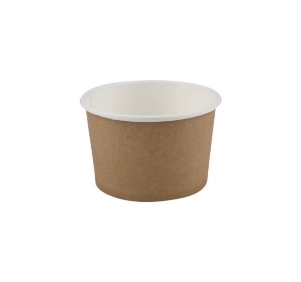 Lončki za sladoled 140 ml kraft 50 kos