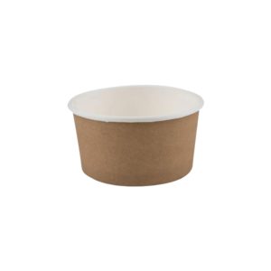 Lončki za sladoled 170 ml kraft 50 kos