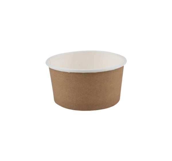 Lončki za sladoled 170 ml kraft 50 kos