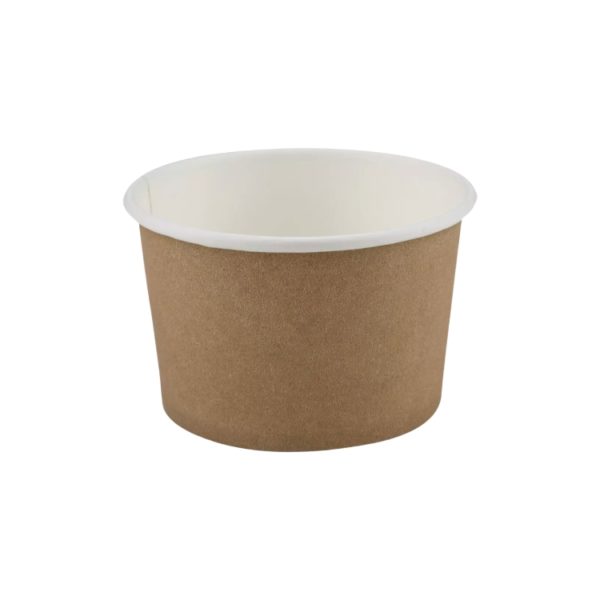 Lončki za sladoled 240 ml kraft 50 kos