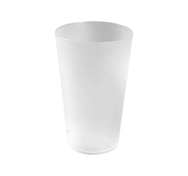 Kozarec PP 500 ml bela 12 kos