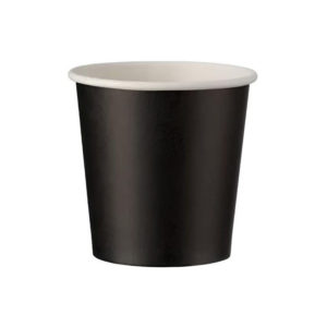 Papirnati kozarci 100 (120) ml d=62 mm 1-slojni crna SUP 50 kos