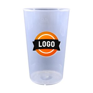 Kozarci trdi pralni 500 ml d=92 mm z vašim potiskom 500 kos [20 kos/pak]