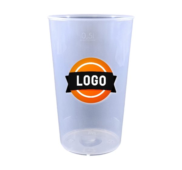 Kozarci trdi pralni 500 ml d=92 mm z vašim potiskom 500 kos [20 kos/pak]