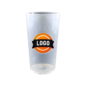 Kozarci trdi pralni 300 ml d=78 mm z vašim potiskom 500 kos [20 kos/pak]