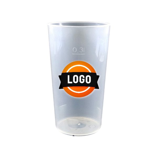 Kozarci trdi pralni 300 ml d=78 mm z vašim potiskom 500 kos [20 kos/pak]