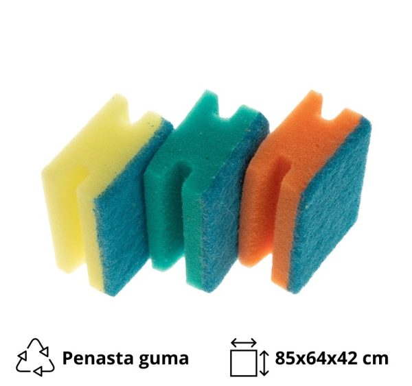 Gobica za abrazivom 85×64х42 mm 3 kos/pak