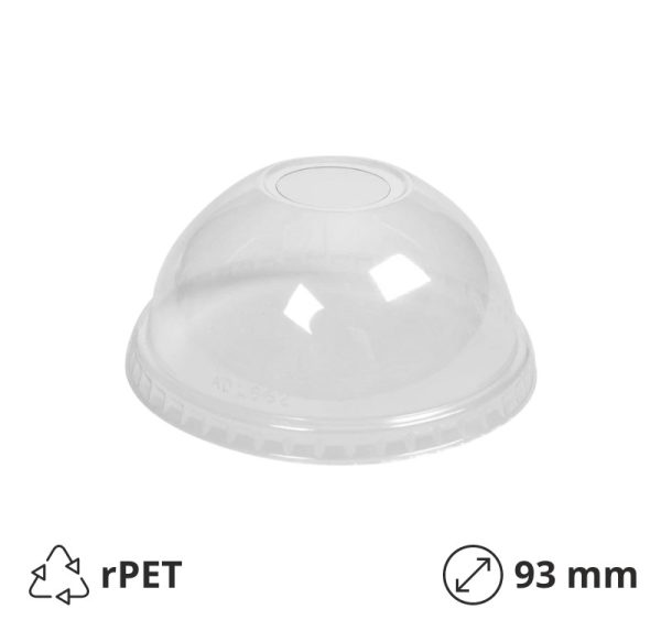 Pokrov z luknjo rPET d=93 mm 100 kos