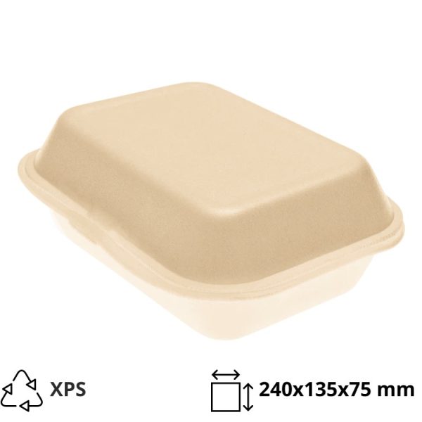 Embalaža 1-delna 240x135x75 mm XPS krema 125 kos