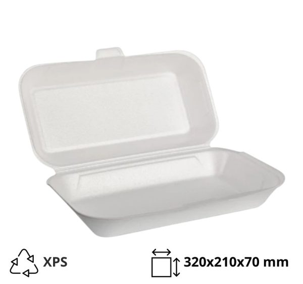 Embalaža 1-delna 320х210х70 mm XPS beli 100 kos