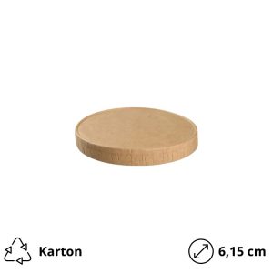 Papirnat pokrov d=6,15 cm kraft