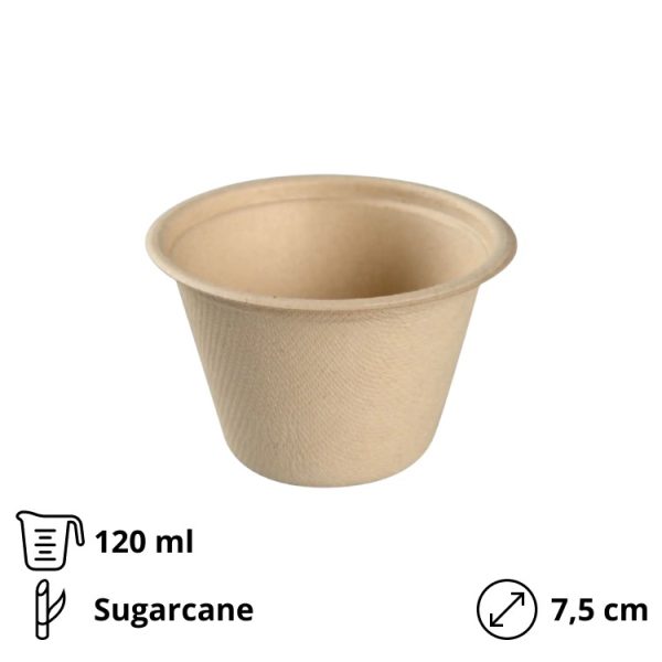 Posodica za omako BIO (sugarcane) 120 ml 100 kos