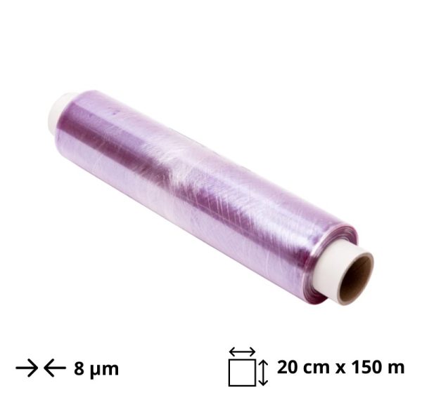 Živilska folija PVC 20 cm x150 m 8 μm