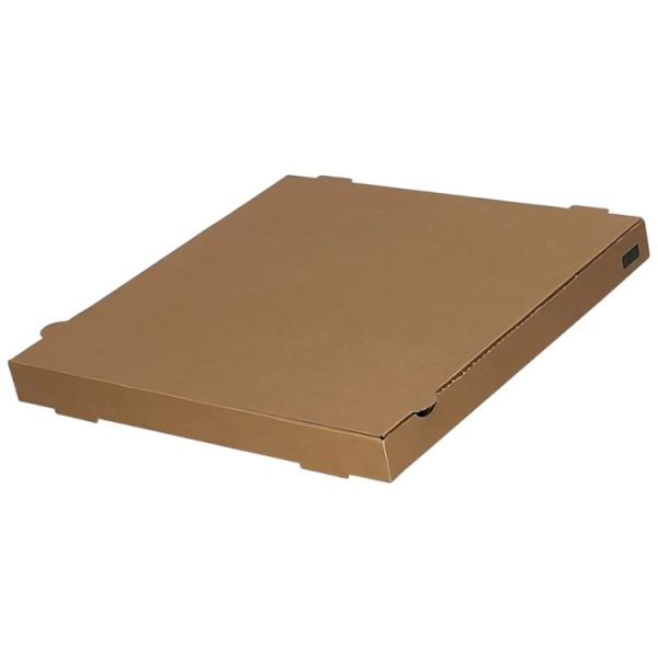 Škatla za pizzo 40х40х4 cm mikro-val karton kraft [50 kos/pak]