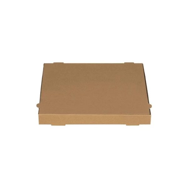 Škatla za pizzo 33х33х4 cm mikro-val karton kraft [100 kos/pak]