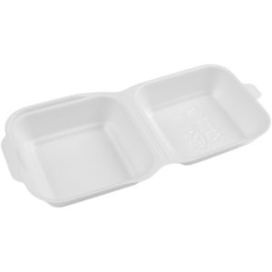 Burger embalaža 150x150x70 mm XPS bela 500 kos