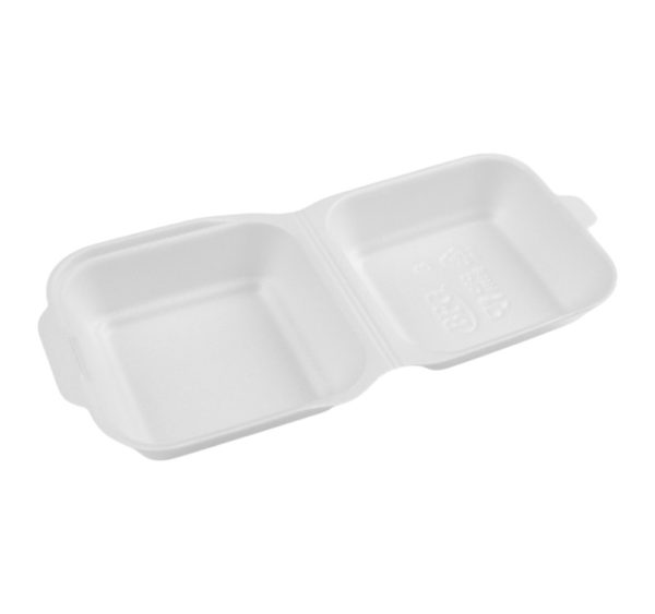 Burger embalaža 150x150x70 mm XPS bela 500 kos