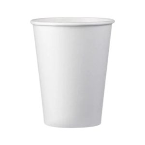 Papirnati kozarci 350 ml d=90 mm 1-slojni beli SUP, 50 kos