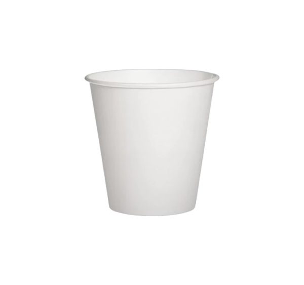 Papirnati kozarci 60 ml d=52 mm 1-slojni bel, 100 kos