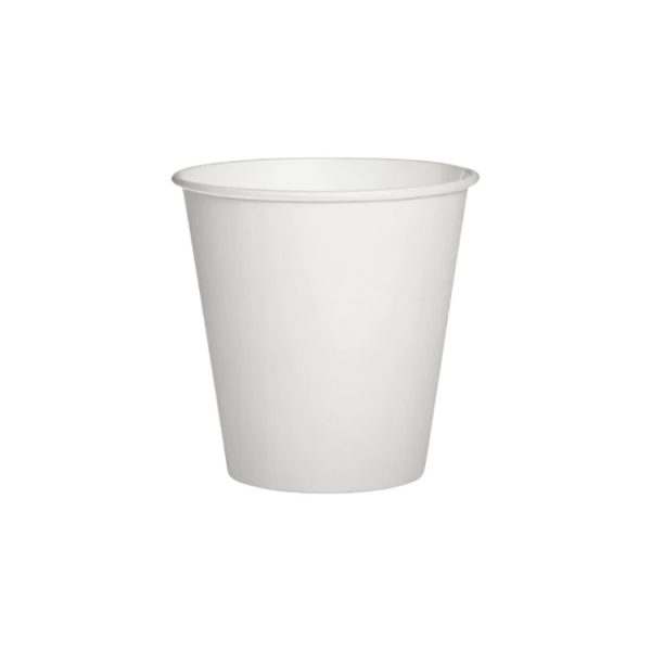 Papirnati kozarci 60 ml d=52 mm 1-slojni bel, 100 kos