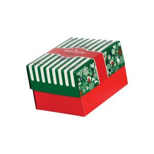 Škatla s pokrovom za sladice 13x10x8 cm CHRISTMAS