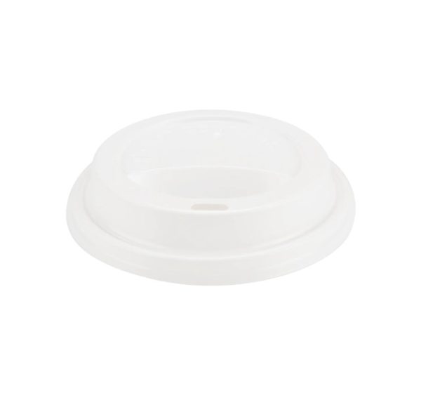 Pokrov z luknjo PP d=90 mm bel 100 kos