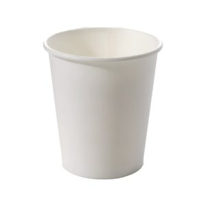 Papirnati kozarci 240 ml 1-slojni bel WATER DISPERSION 50 kos