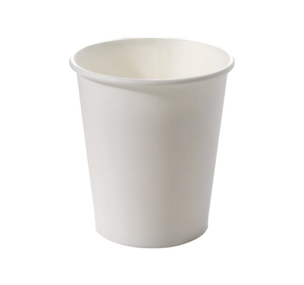 Papirnati kozarci 240 ml 1-slojni bel WATER DISPERSION 50 kos