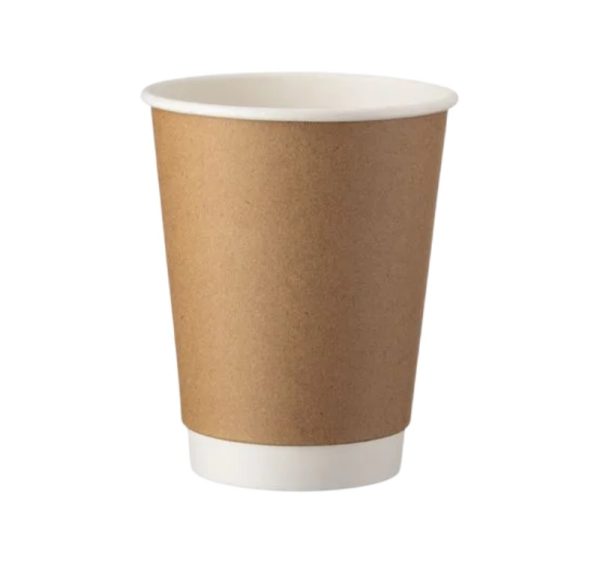 Papirnati kozarci 400 (480) ml d=90 mm 2-slojni, kraft SUP, 25 kos