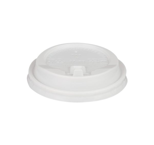 Pokrov z luknjo PP d=80 mm bel 100 kos